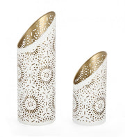 Ensemble de 3 Bougies Sirius Cylindriques Blanches