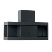 Hotte aspirante URBAN SHELF en inox bruni 90 cm