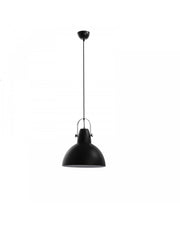 Lampe à suspension Kande en métal noir STS
