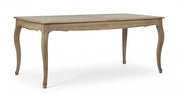 Table extensible 180-225x90 en bois de style classique