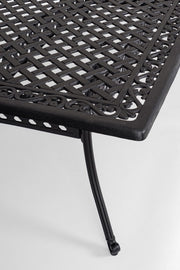 Table d'extérieur Ivrea rectangulaire anthracite 107 x 213 cm