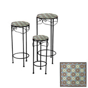 Colonne en mosaïque métallique Messina