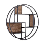 Étagère murale 3 étagères Walton D80 cm style industriel