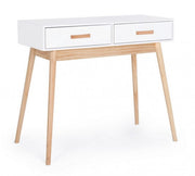 Console blanche ORDINAIRE 2 tiroirs 79h cm