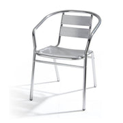 Chaise de bar de jardin en aluminium pour extérieur