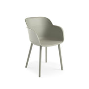 Fauteuil Shell-P gris béton