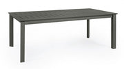 Table de jardin extensible anthracite Konnor 200-300 x 110 cm