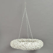 Couronne suspendue blanche cmø50h12