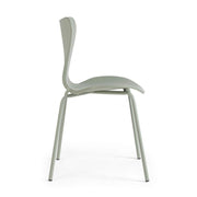 Chaise de salle à manger en polypropylène vert TESSA 50x49,5x h82 cm