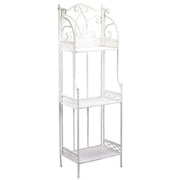 Étagère Aprilia métal blanc 3 étagères