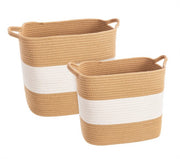 2x Set2 Cesta Flow 2M Droit Naturel-Blanc