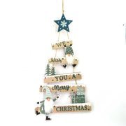 Ecriture bois nain bleu cm24,5x0,7x63