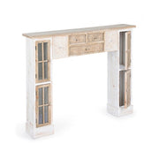 Cadre de cheminée Decor Omar 4 portes 120x23x100h cm