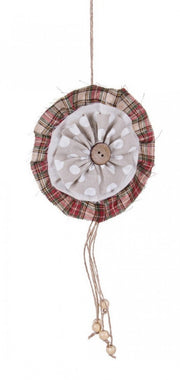 Pendaglio York Coccarda Pois S 12x