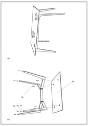 Table rectangulaire en bois 120x80x74h cm
