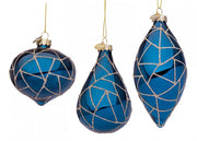 Lot de 12x Pendentif Vt Wedge Bleu Sc Ass3