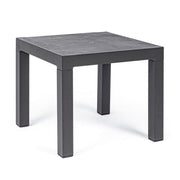 Table basse anthracite de style industriel cm 50x50