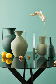 Amphore Rhyton 1 Green Sage Handle H37 COD. 0183082