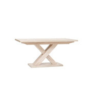 Table extensible avec pieds croisés, coloris chêne sonoma 160-200x90xh76 cm