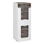 Coussin d'assise carré Poly 180 Choco déhoussable pour l'extérieur