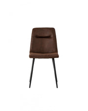 4x CHAISE EN SIMILI CUIR - Lea