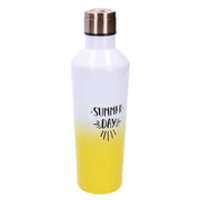 Thermos rond en acier jaune 0,5L cm7x6,5h25,5