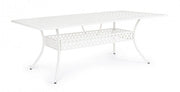 Ivrea table d'extérieur rectangulaire blanche 107x 213 cm