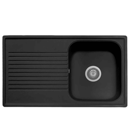 Samet puits 86x50 Granitovero861VNEP Réversible 1 baignoire noires gouttes Effezez