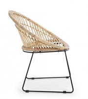 Fauteuil rustique naturel Cayes