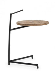 Table en bois et en acier Walton 38 x 44x 63 h cm