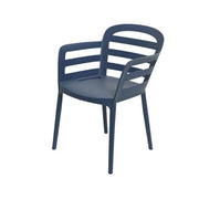 Chaise de jardin bleue Boston - Jardideco