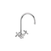 Tapeur de mélangeur douloureux pour Lavello Kitchen Chrome Finish H.30.7x18,5 cm