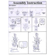 Traîneau en métal avec des cadeaux vert foncé cm64x34h150