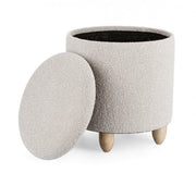 Tabouret de conteneur de zena gris ch