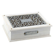 Boîte à café rectangulaire en bois elettra 12 places cm32x26h9,5