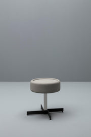 Table basse en mdf avec plateau gris D42xD42x52h cm