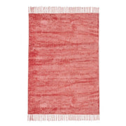 Tapis en viscose style ethnique Corail Rouge BELIZE 160x230 cm