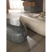 Tableau de pierre beige moderne 52 x98 x h 27 cm