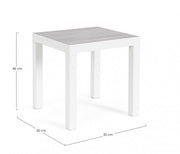 Table basse Kledi 50X50 Blanc Jx11