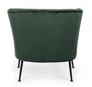 Fauteuil vert de style design