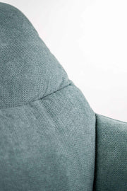 2x Poltrona in polipropilene acquamarina 85 cm x 74 cm H. 86 cm