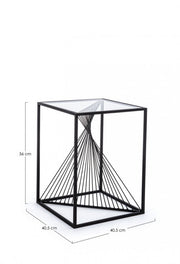 Table basse spirale 40X40