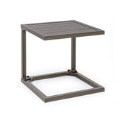 Table basse d'extérieur en aluminium HILDE YK14 40x40x h40 cm