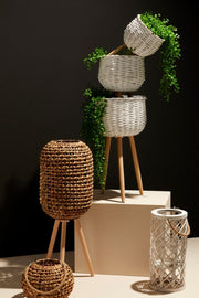 Lanterne trépied Eldore naturel