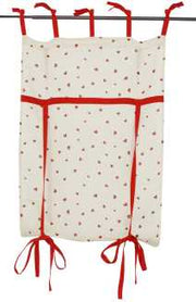 Rideau de fenêtre coeurs rouges ri-0556 cm. 75x160