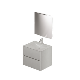 Composition de salle de bain de 60 en coloris Blanc H54x61x46cm
