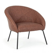 Fauteuil en velours de style design