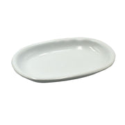 Assiette ovale blanche Roméo cm36x25h4