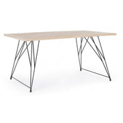 Table en bois design industriel DISTRICT 160x90x h76 cm