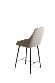 Lot de 2 tabourets en tissu 46cm x 49cm H. 97cm